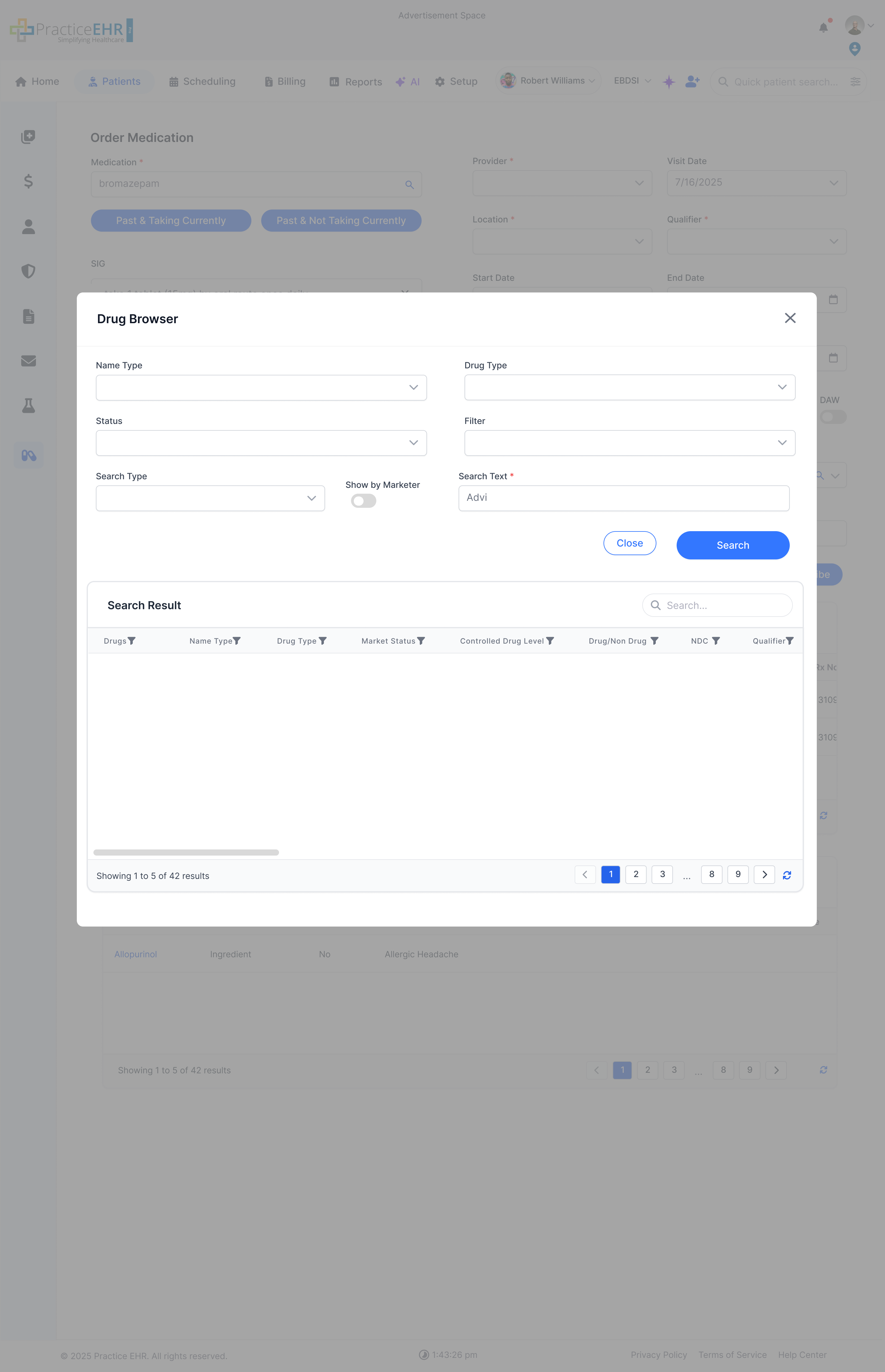 Search Pharmacy Modal image